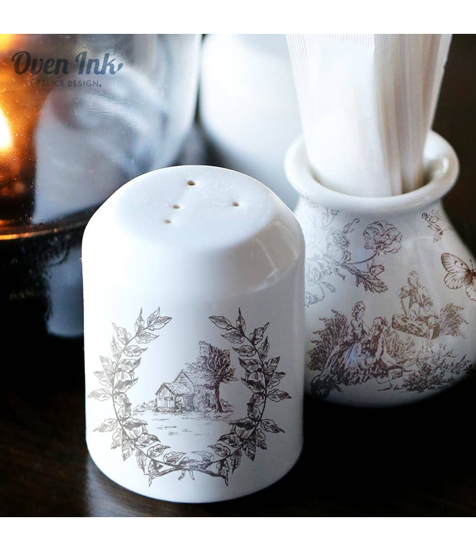 トワルド ジュイ (チャコールグレイ) V