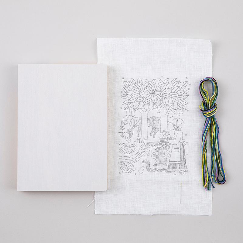 奥見伊代さんの 糸と針で描くイラスト刺しゅう〈ハーベスト〉