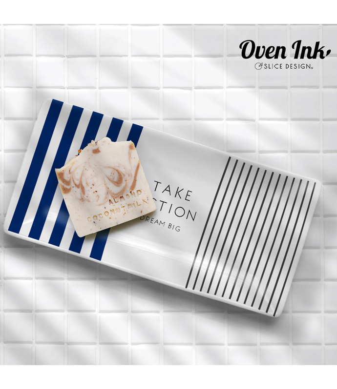 ミックスストライプ(ブルー) A4