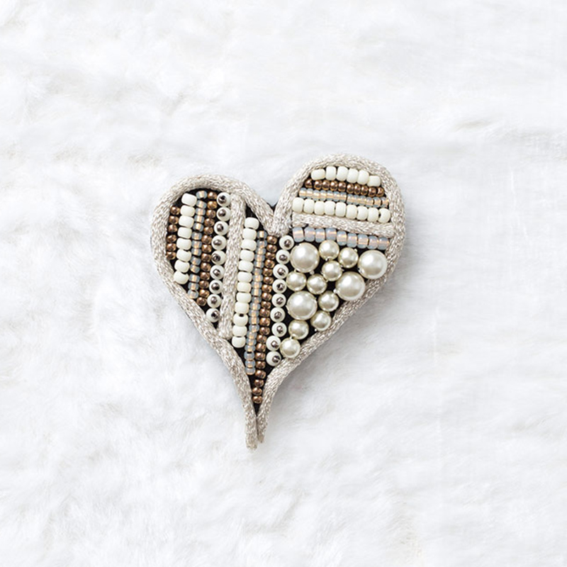 下島優子さんのビーズ刺繍アクセサリーキット