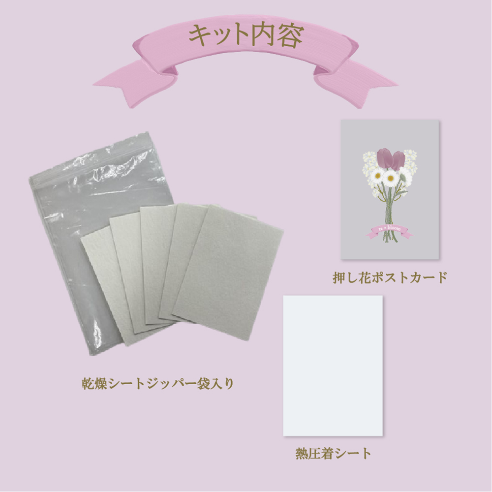 【予約受付中】押し花スターターキット