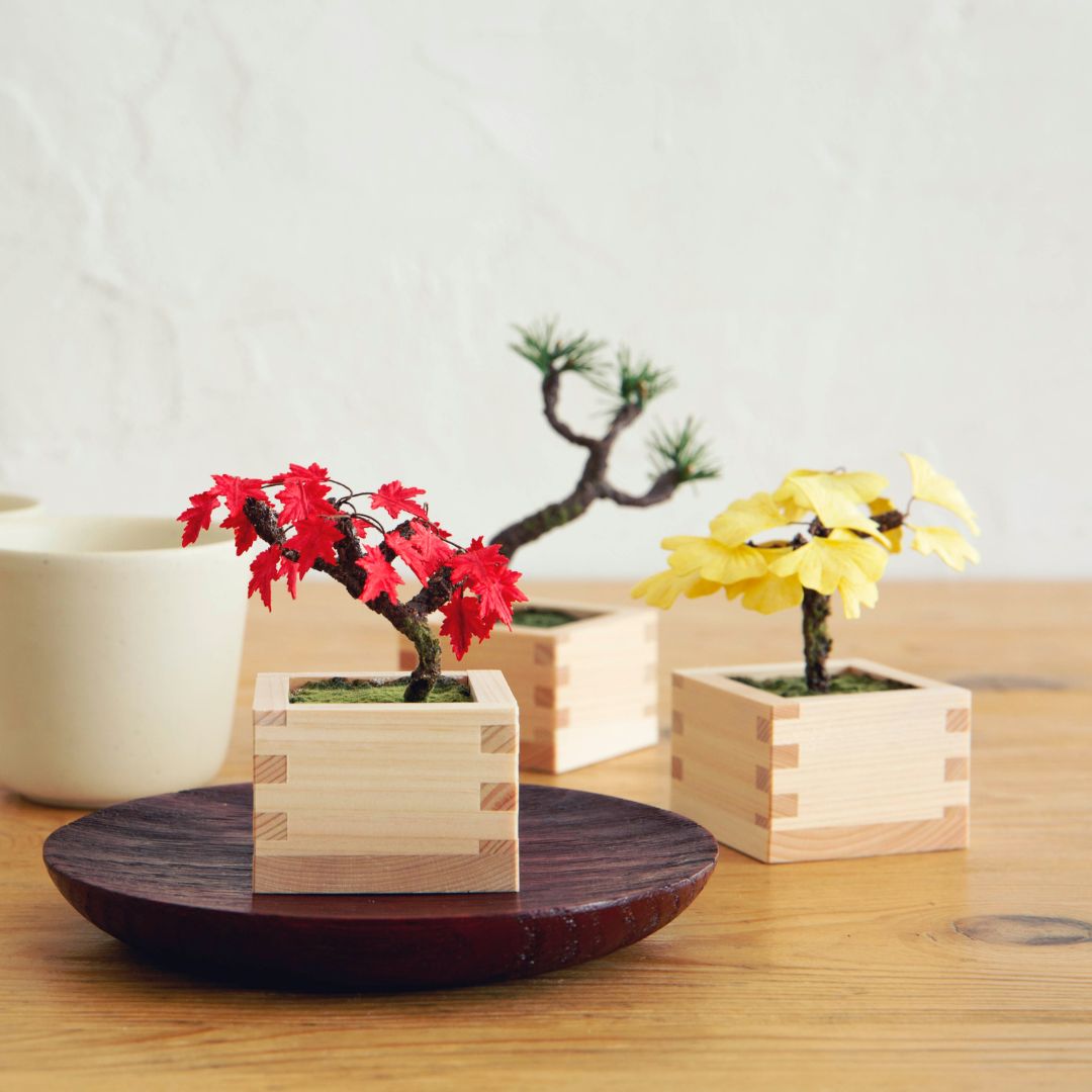 和紙盆栽キット 十二の季 銀杏