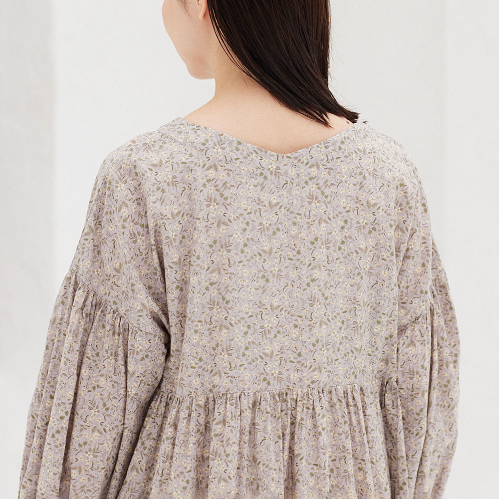 バルーン袖のギャザーワンピースの型紙 for Women SEWING PATTERN BOOK