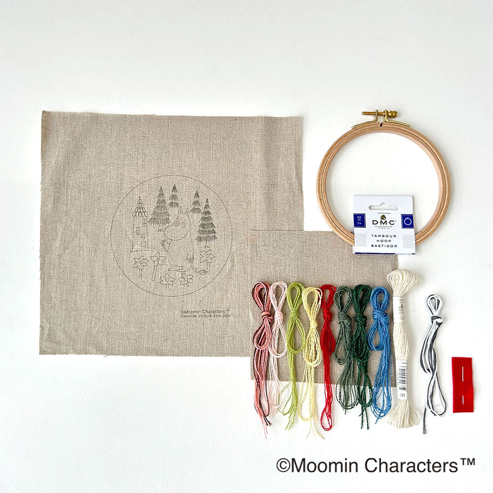 ムーミン ウール刺しゅうフレーム〈ムーミントロール〉