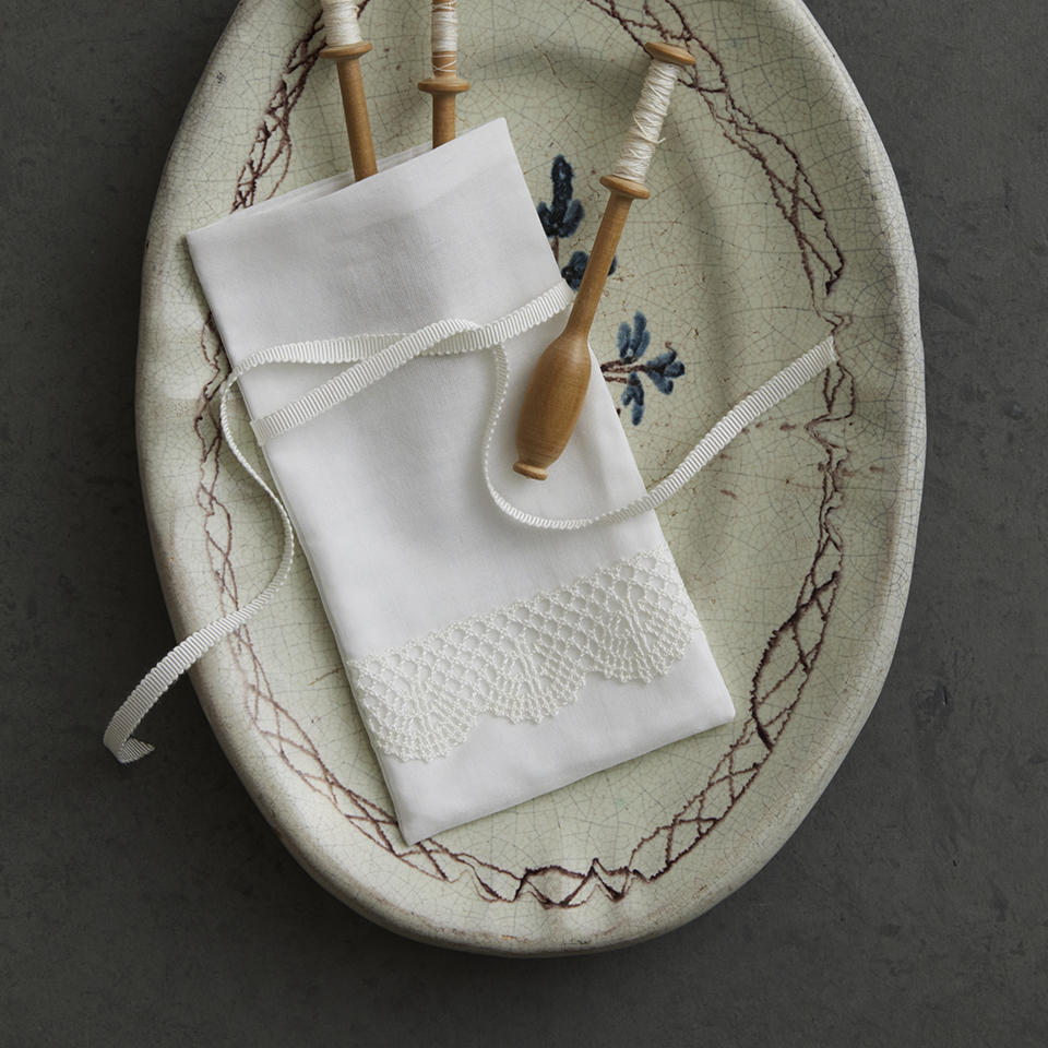 ボビンレースの布小物 トーションレースレッスン