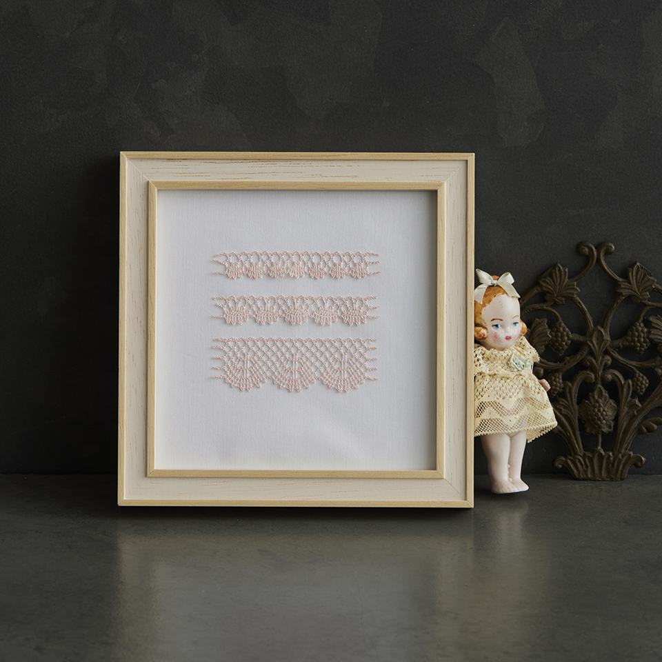 ボビンレースの布小物 トーションレースレッスン