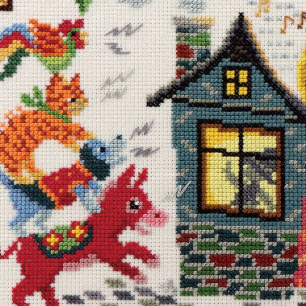クロスステッチキット Nostalgic Story「ブレーメンの音楽隊」