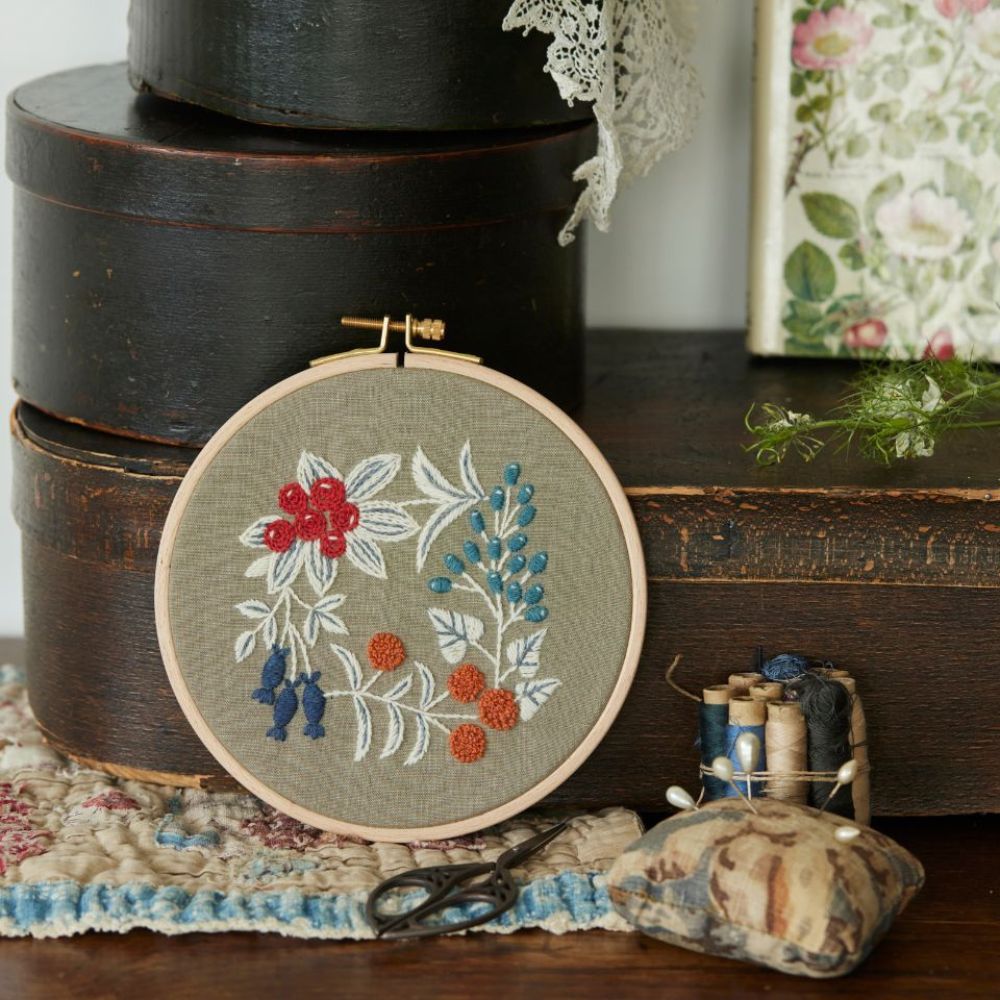 マカベアリスさんのウール刺繍 Peaceful scenery 穏やかな風景 4種おまとめセット