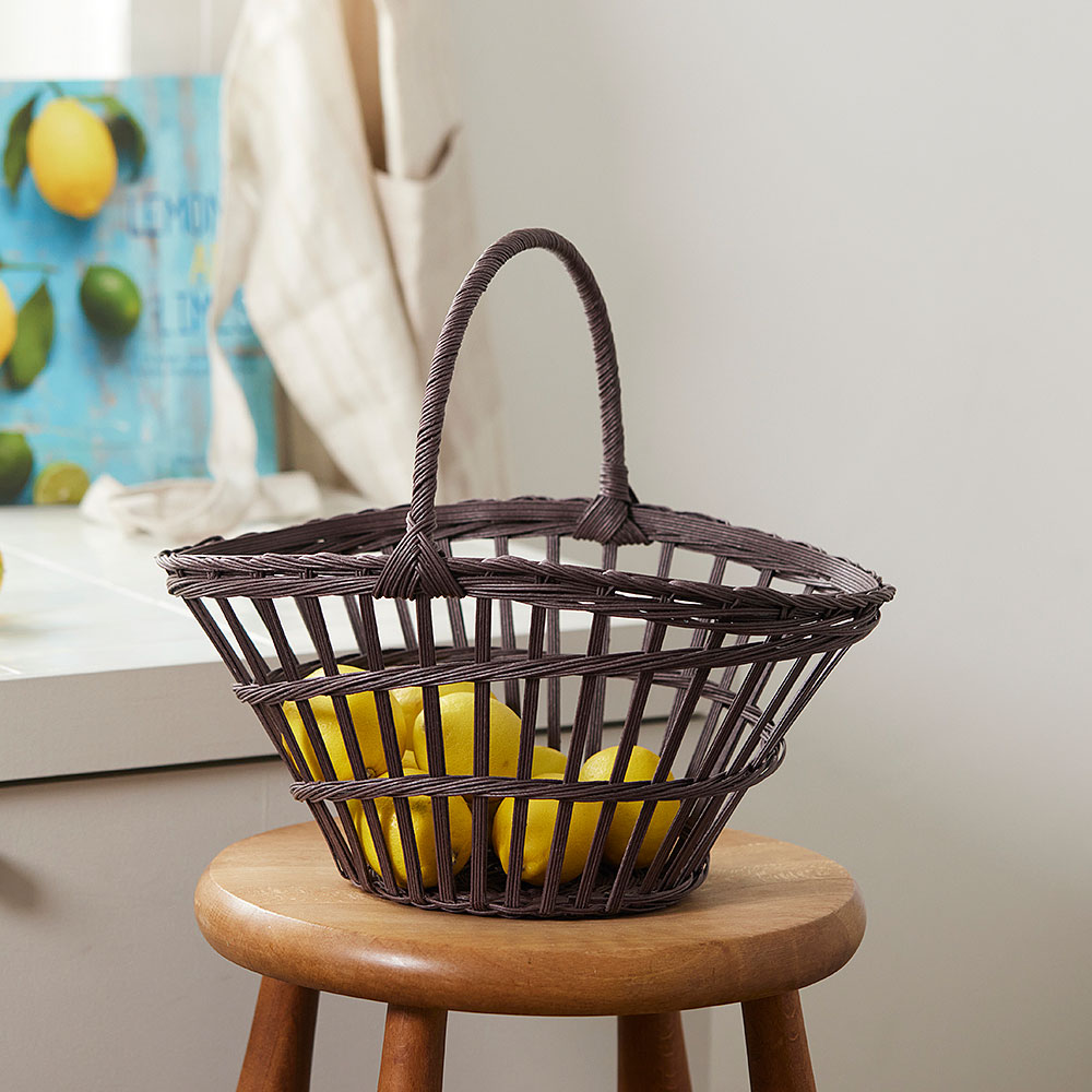 紙バンドで作る フランス・ペリゴール地方のかご