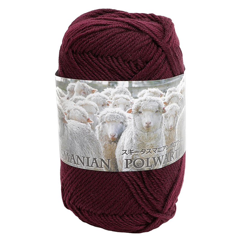 スキータスマニアンポロワース(7024)えんじ