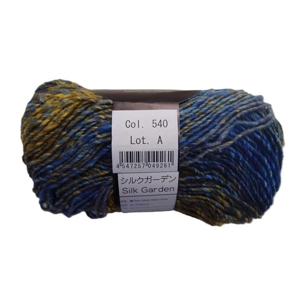 シルクガーデン（540）紺・青・茶系