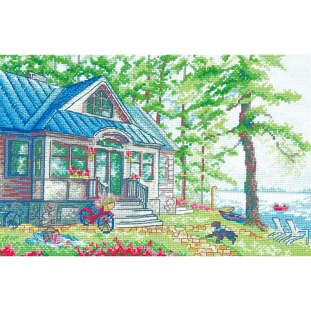 クロスステッチキット「レイクサイド」