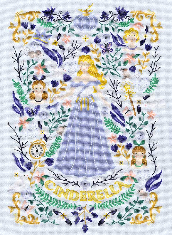 クロスステッチキット「シンデレラ」