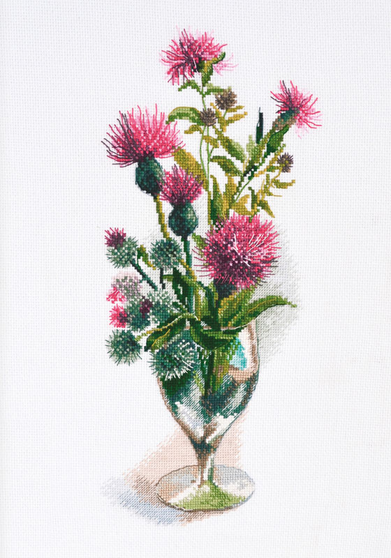 クロスステッチキット 「アザミ」