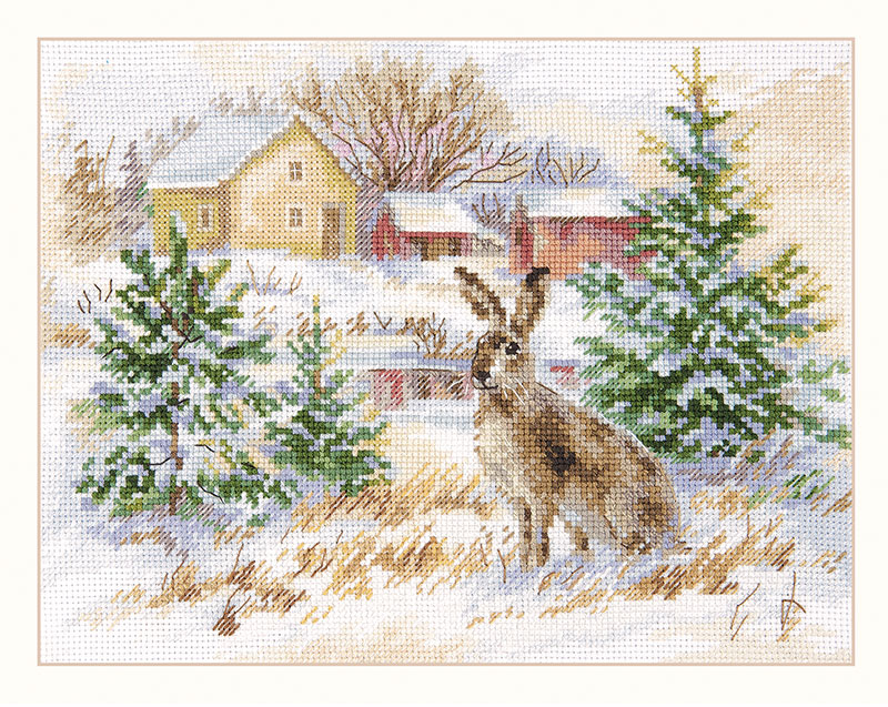 クロスステッチキット「ウィンターデイ」
