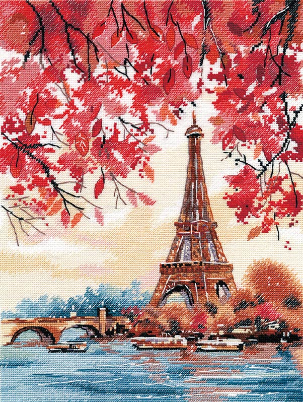クロスステッチキット「パリのロマンス」