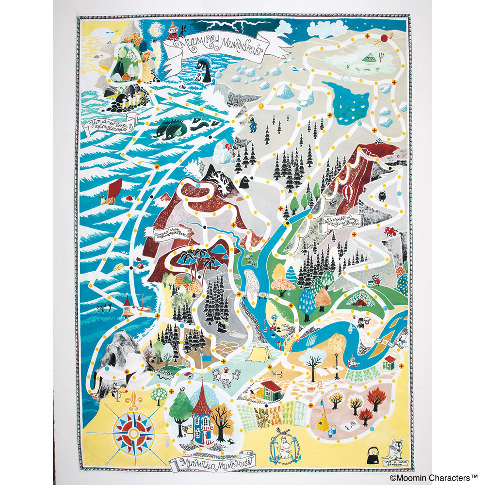 ムーミンのアートクロス