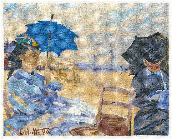 クロスステッチキット「トルーヴィルの浜」