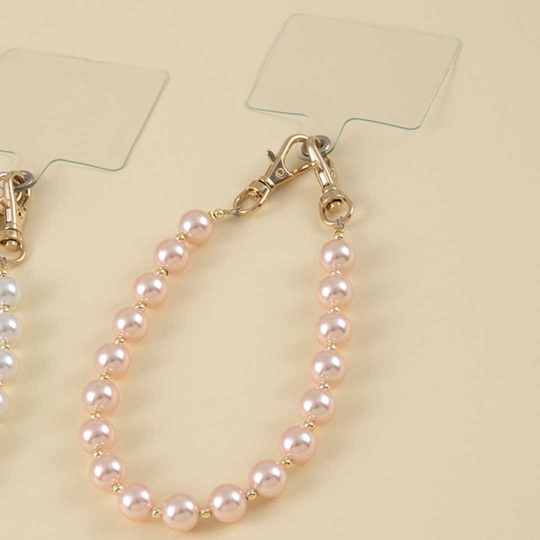 スマホパールストラップ［ピンク］