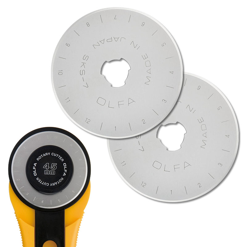 ロータリーカッター替刃 45mm 2枚