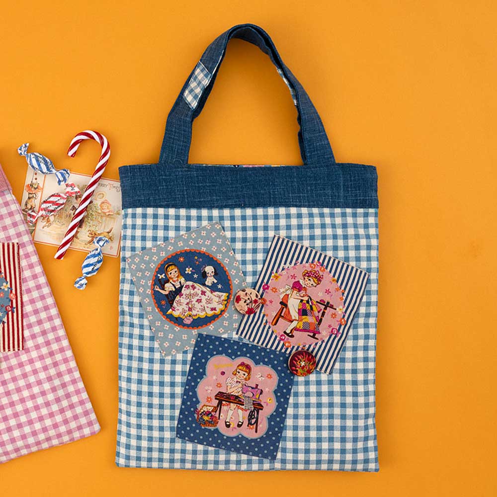 チアリ―ガールのバッグ［ブルー］