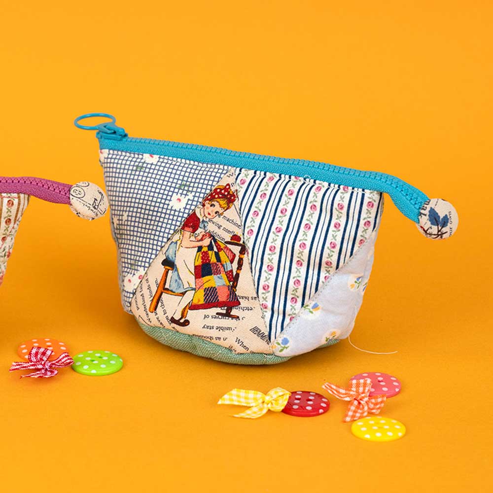 チアリ―ガールのポーチ［ブルー］