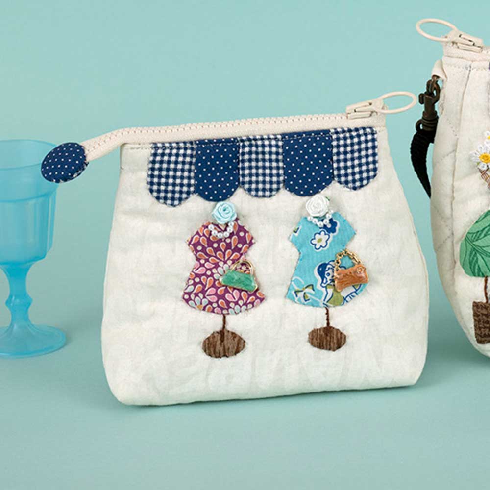 おしゃれブティックのポーチ