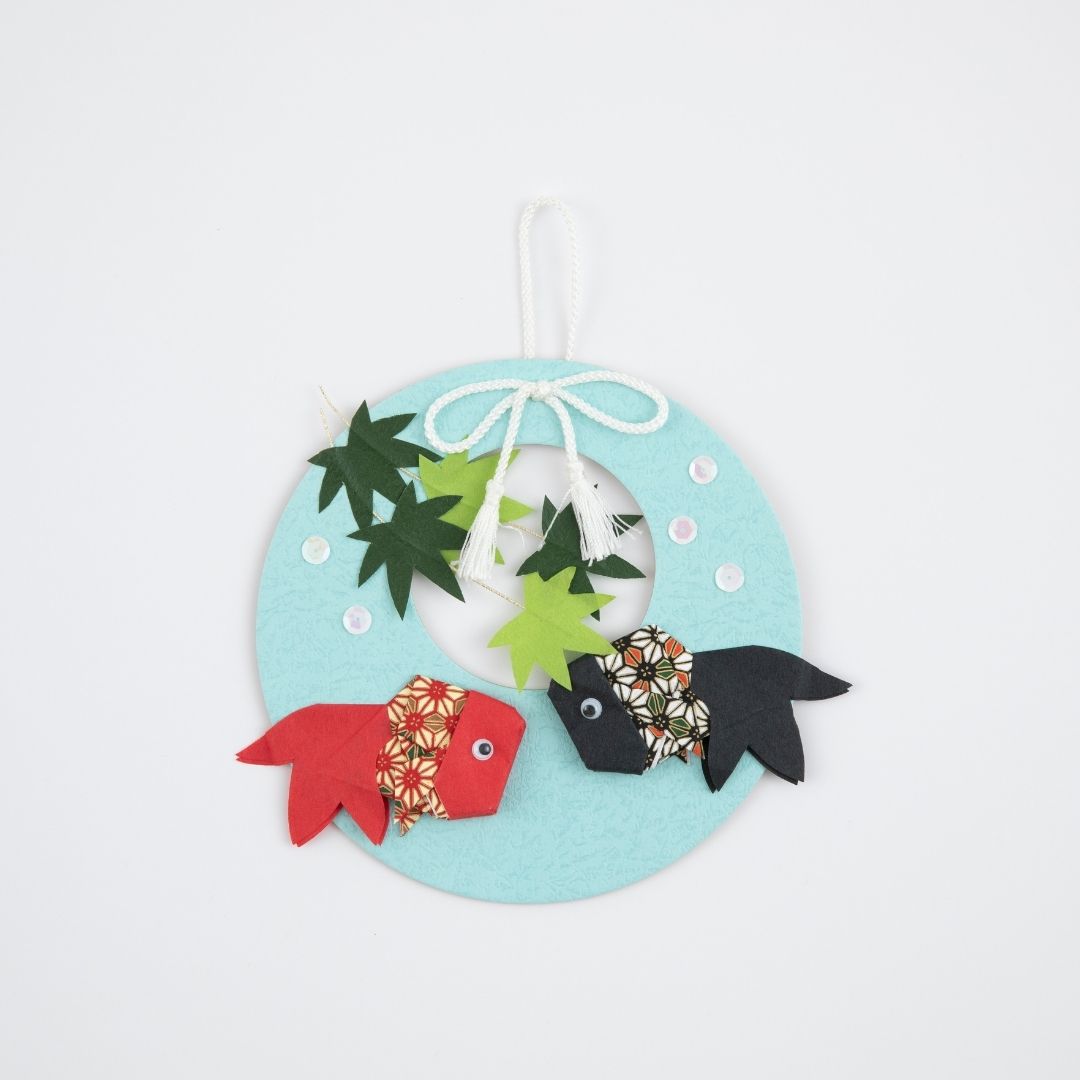 リース飾り手作りセット　金魚