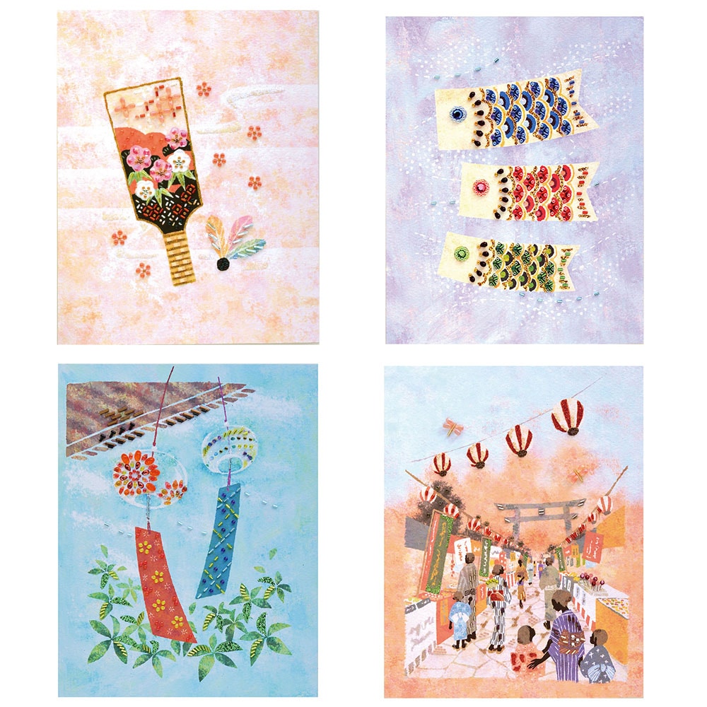 *日本のビーズデコール4種セット