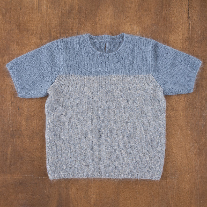 〈レシピ付き糸セット〉モヘアの半袖プルオーバー