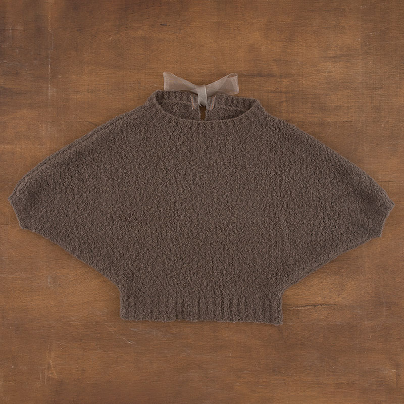 〈レシピ付き糸セット〉ドルマンスリーブのプルオーバー