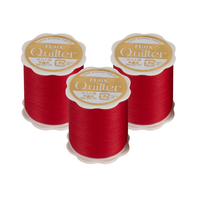 キルター250m巻3個セット［赤］