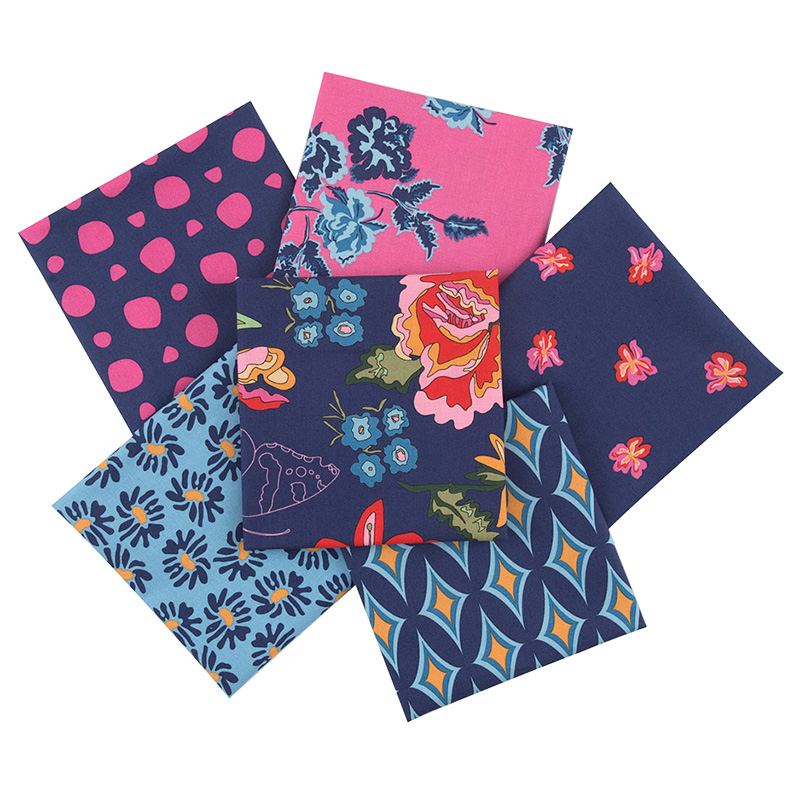 ノルディックガーデンドリーム 6枚セット［ブルー］