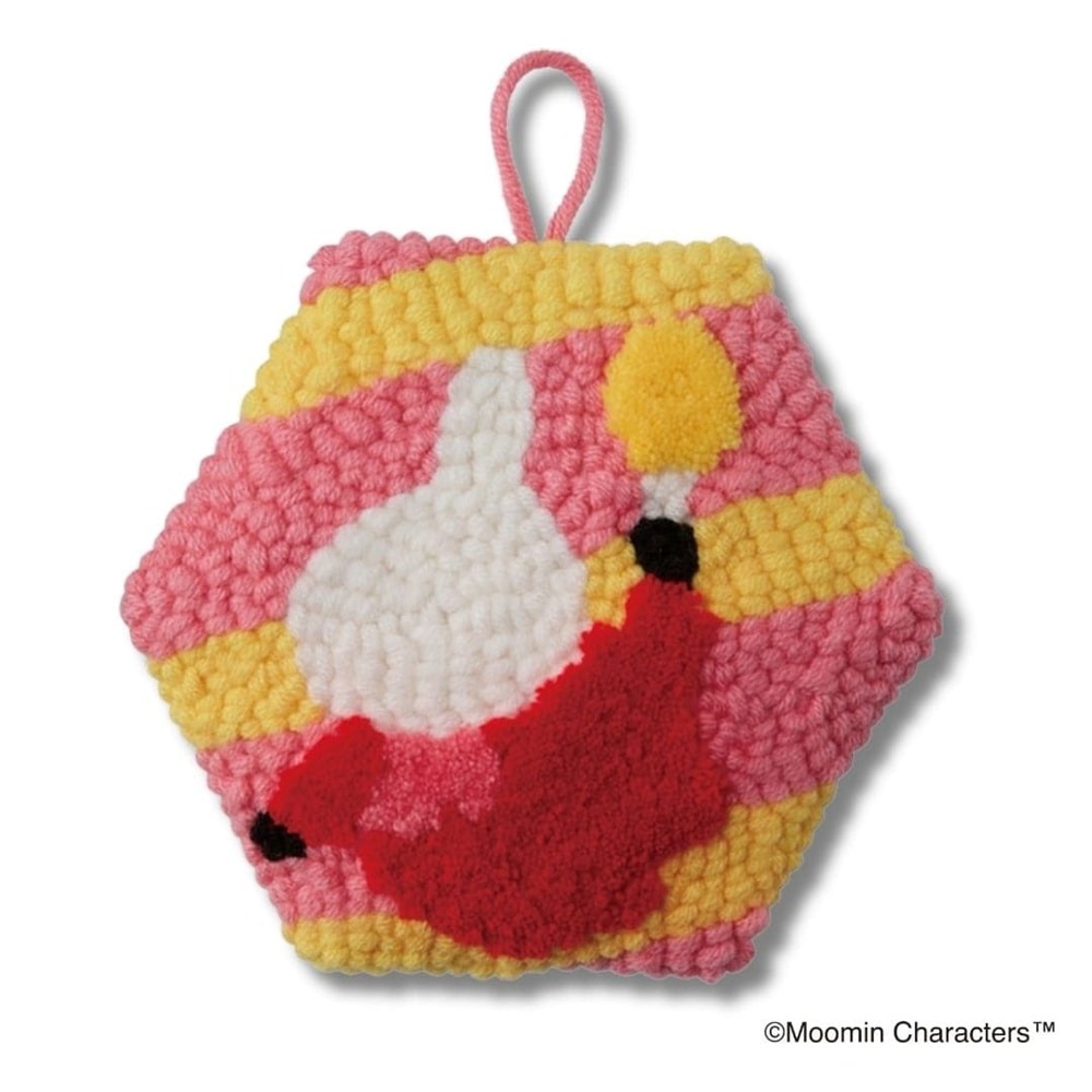 ムーミンで描くパンチニードル リトルミイ 電球