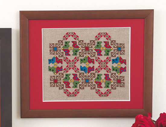 ブルガリアの伝統模様刺しゅうキット「ソフィア地方」