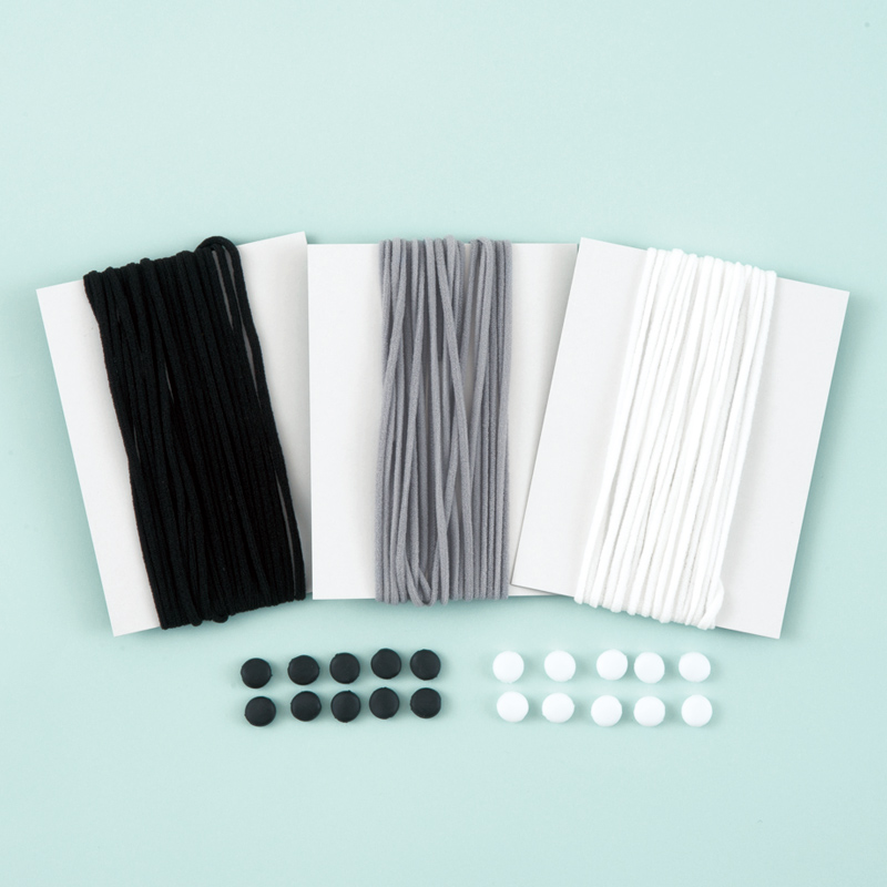 マスク用カラーゴム＆ストッパーセット