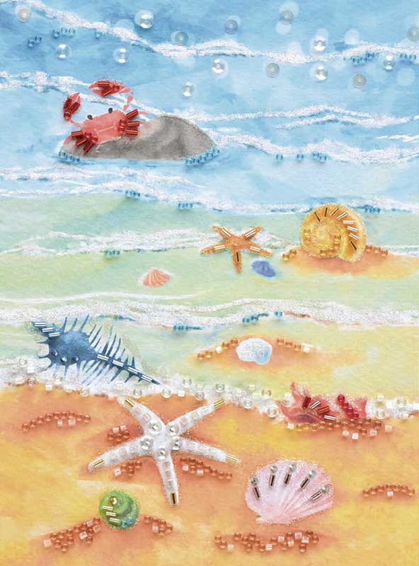 ビーズデコール日本の情景［海カラノ贈物］