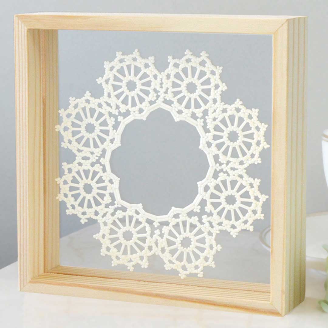 ビーズレーシングドイリーキット［ミラのドイリー］