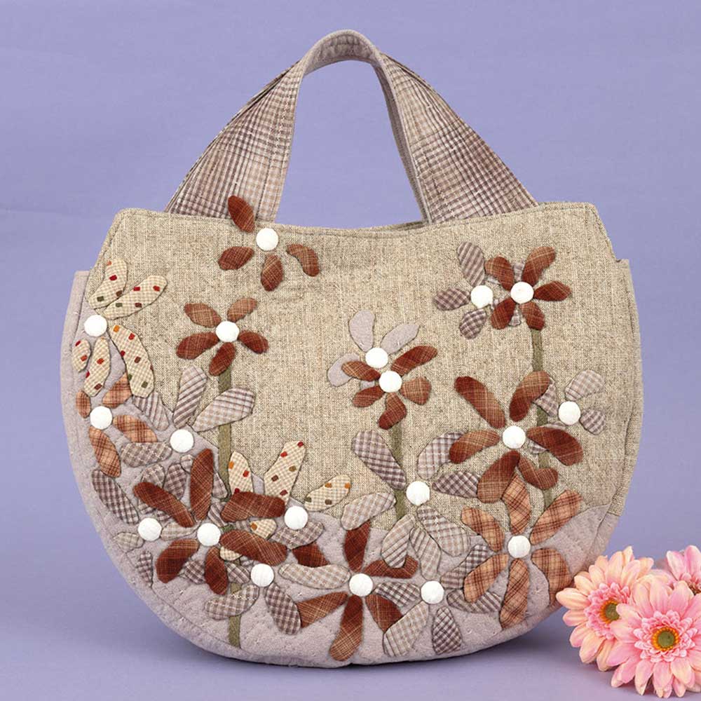 手提げバッグ 野に咲く花