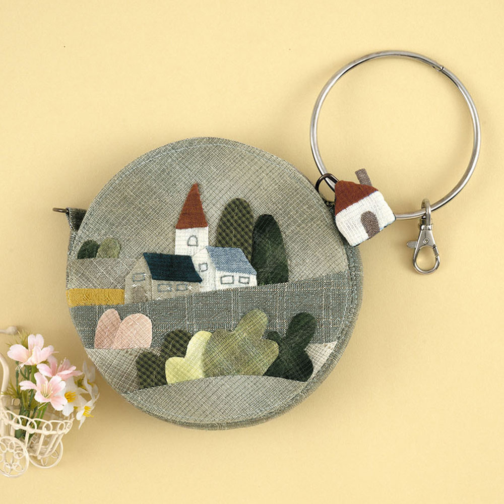 リング付きポーチ Once again