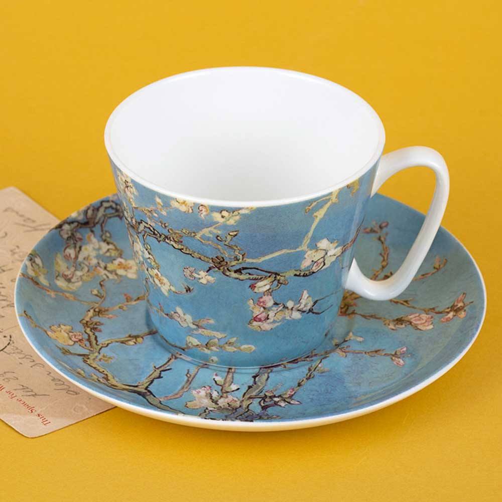 カップ＆ソーサー［ゴッホ・アーモンドの花］