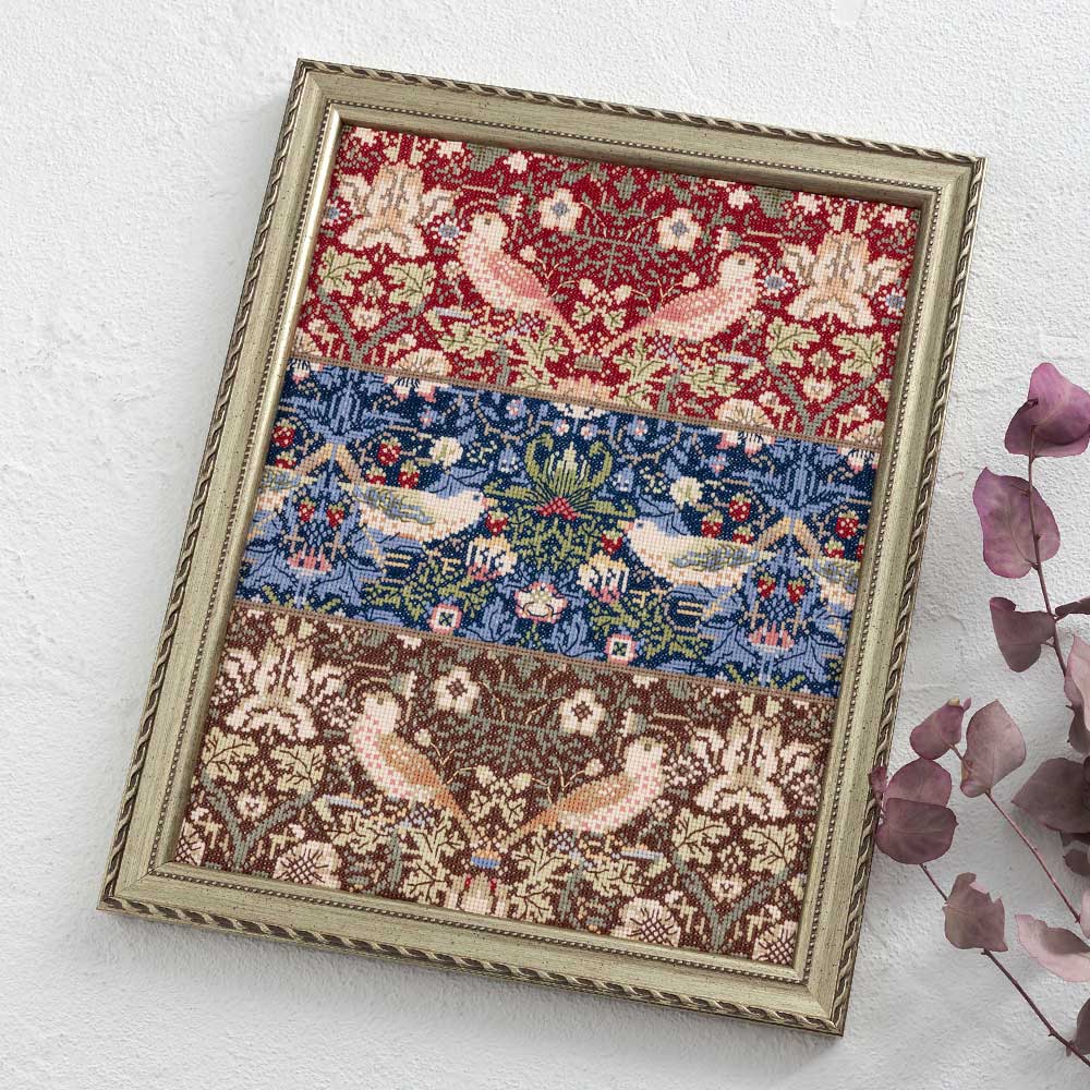 ホビーラホビーレ クロスステッチフレーム［いちご泥棒］