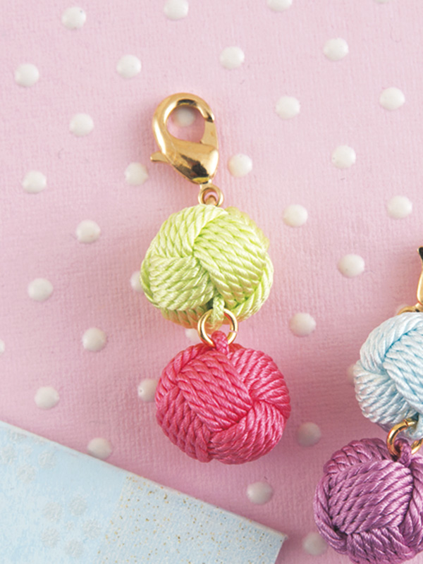 マスクチャーム　恋玉・黄緑＆ピンク