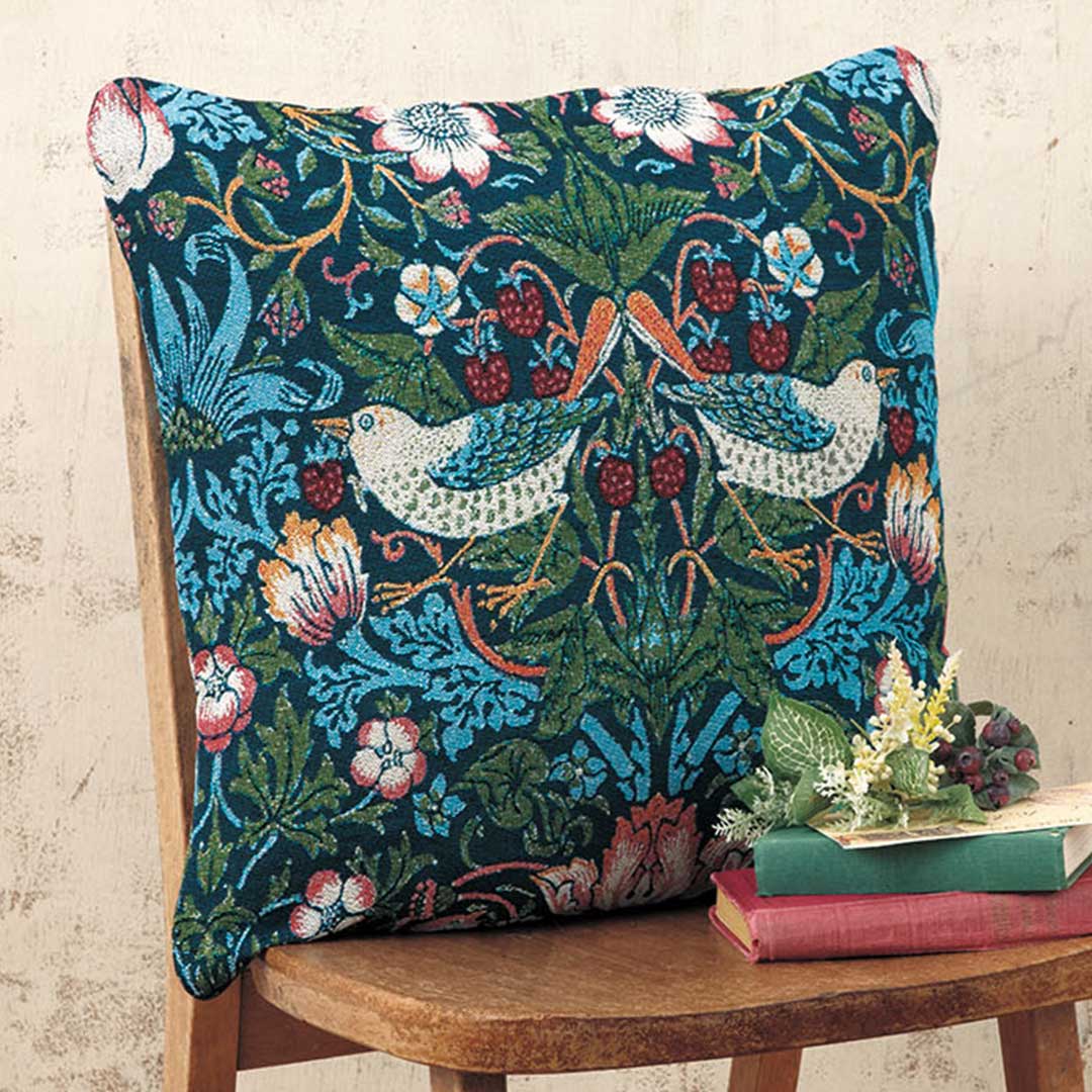 ウィリアム・モリス ジャガード織りクッションカバー