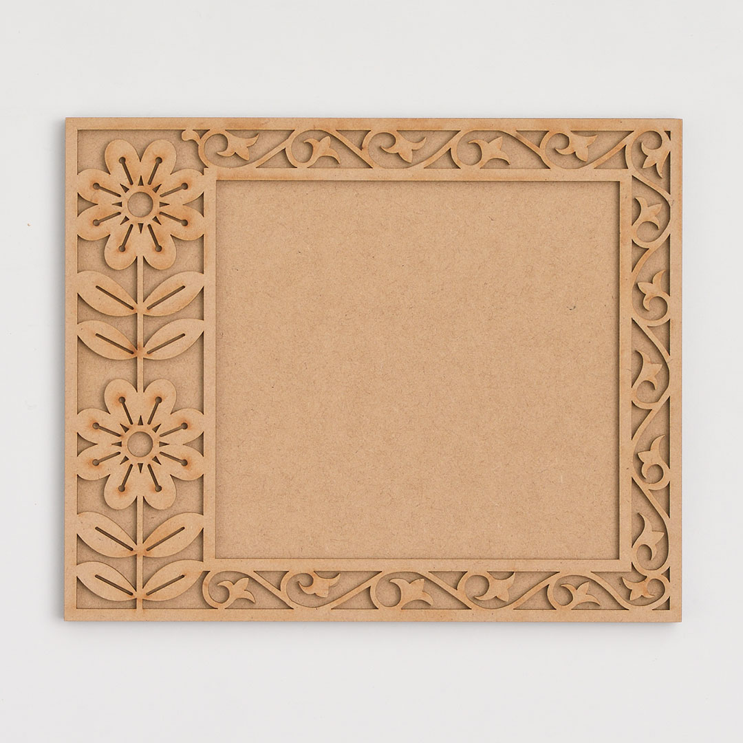 レースカットフレーム（フラワー）