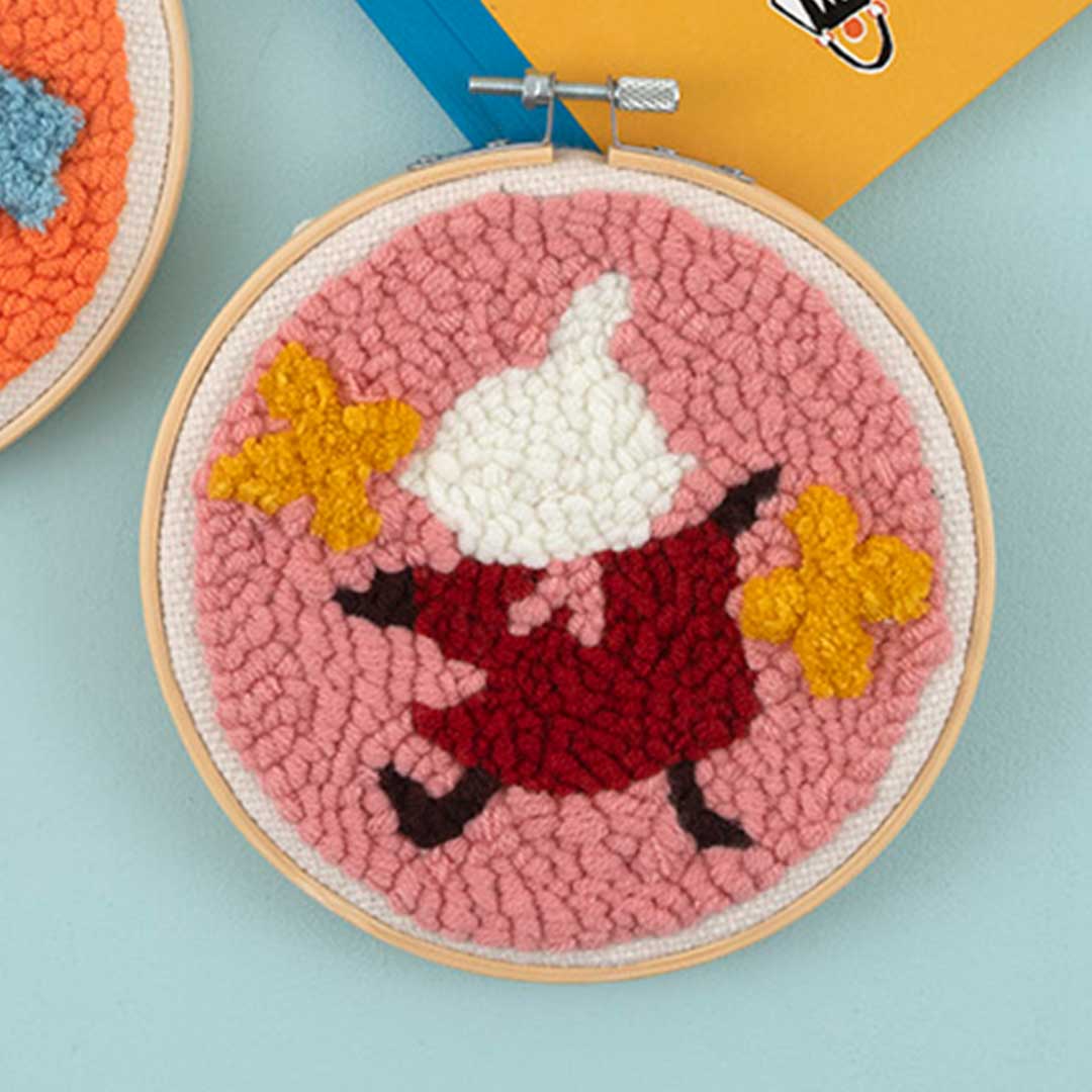 ムーミンと仲間たちのふわふわパンチニードル　リトルミイ