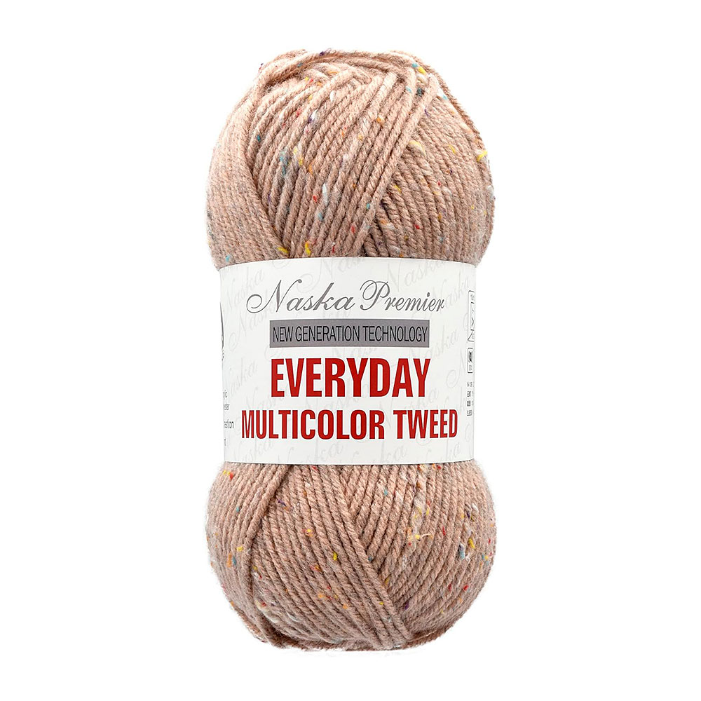 エブリデイマルチカラーツイード（302）薄茶