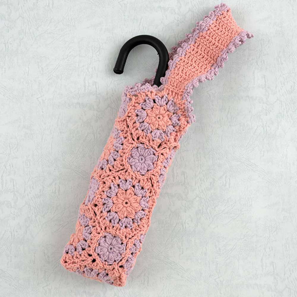 八角形モチーフの折り畳み傘ケース