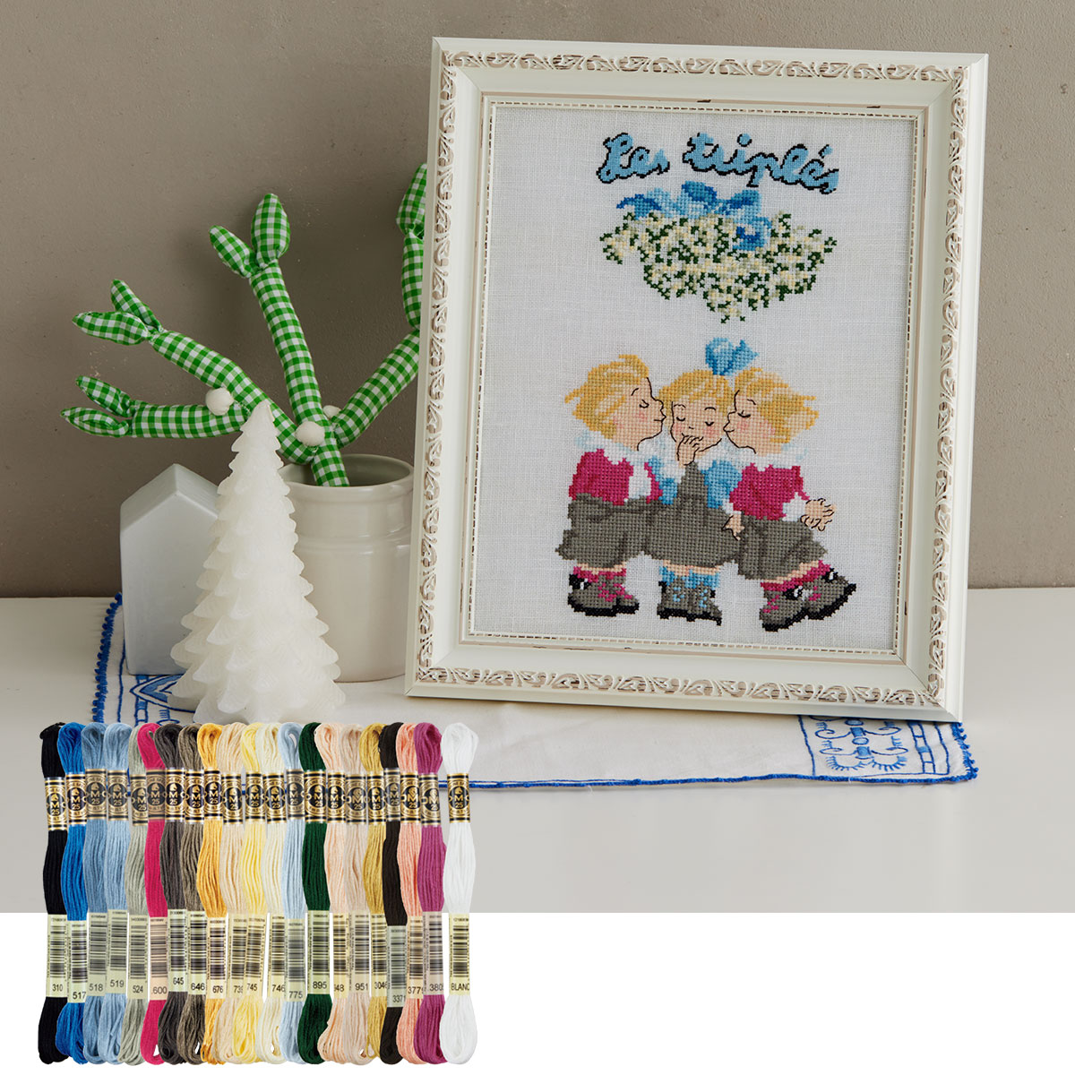 Les triple みつごちゃん「Gui（ヤドギリ）」糸セット