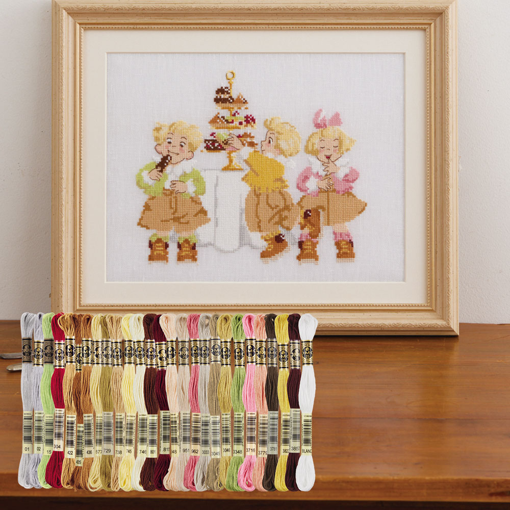 Les triple みつごちゃん「Patisserie（お菓子）」糸セット